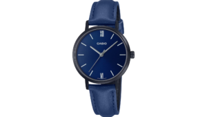 Reloj Casio LTP - VT02BL - 2A Cuero de Mujer