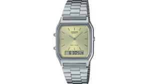 Reloj Casio AQ - 230A - 9AM Metálico Unisex